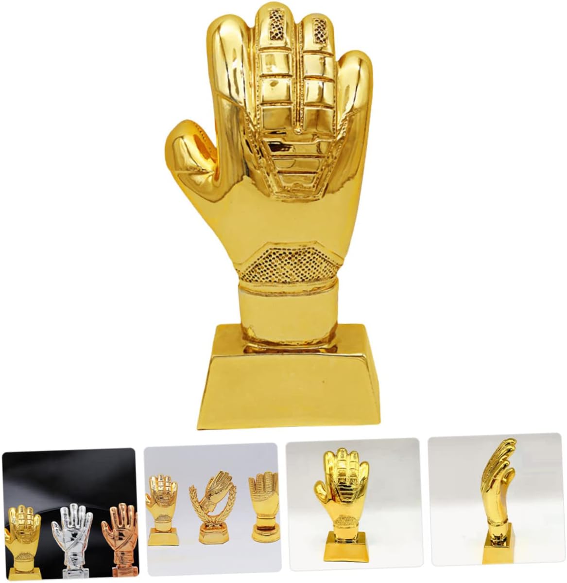 Soccer Goalkeeper Trophy Durable Glove Feature Award for Youth and Adult Players Elegant Trophy for Home and Office