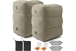 Inflatable Travel Foot Rest for Maximum Comfort