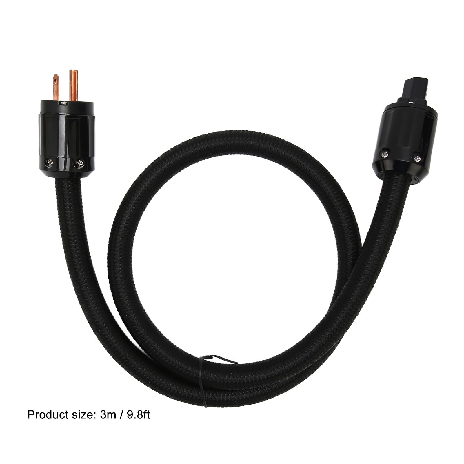 Amazon.co.jp: HiFi 電源ケーブル、125V-250V 15A 12AWG 3 コア銅電源 
