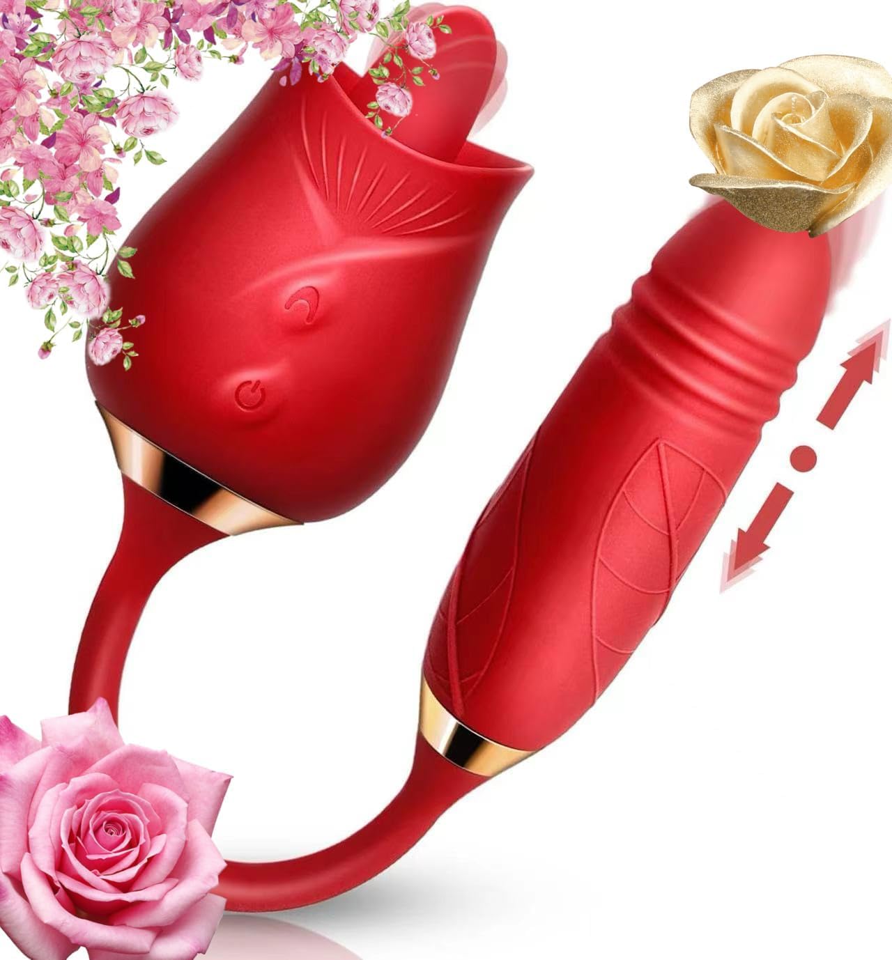 adult toys rose toy New Roses for Women Toy Sx Tongues Quiet Speed Adult Toys Clitoralis  Stimulat