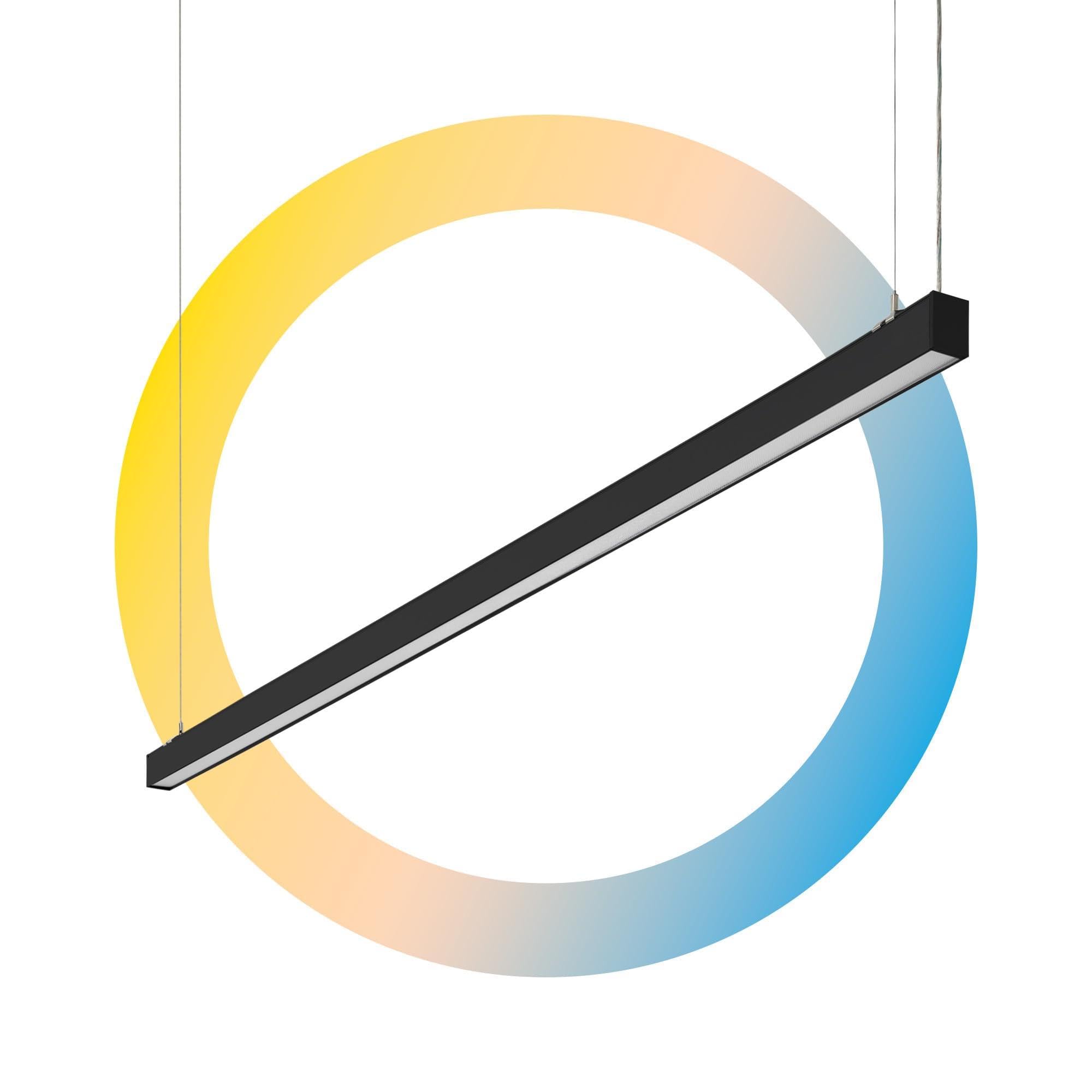 B·LED BARCELONA LED - Luminaria lineal LED CCT - 60W - Suspensión/superficie - Potencia ajustable - 180cm