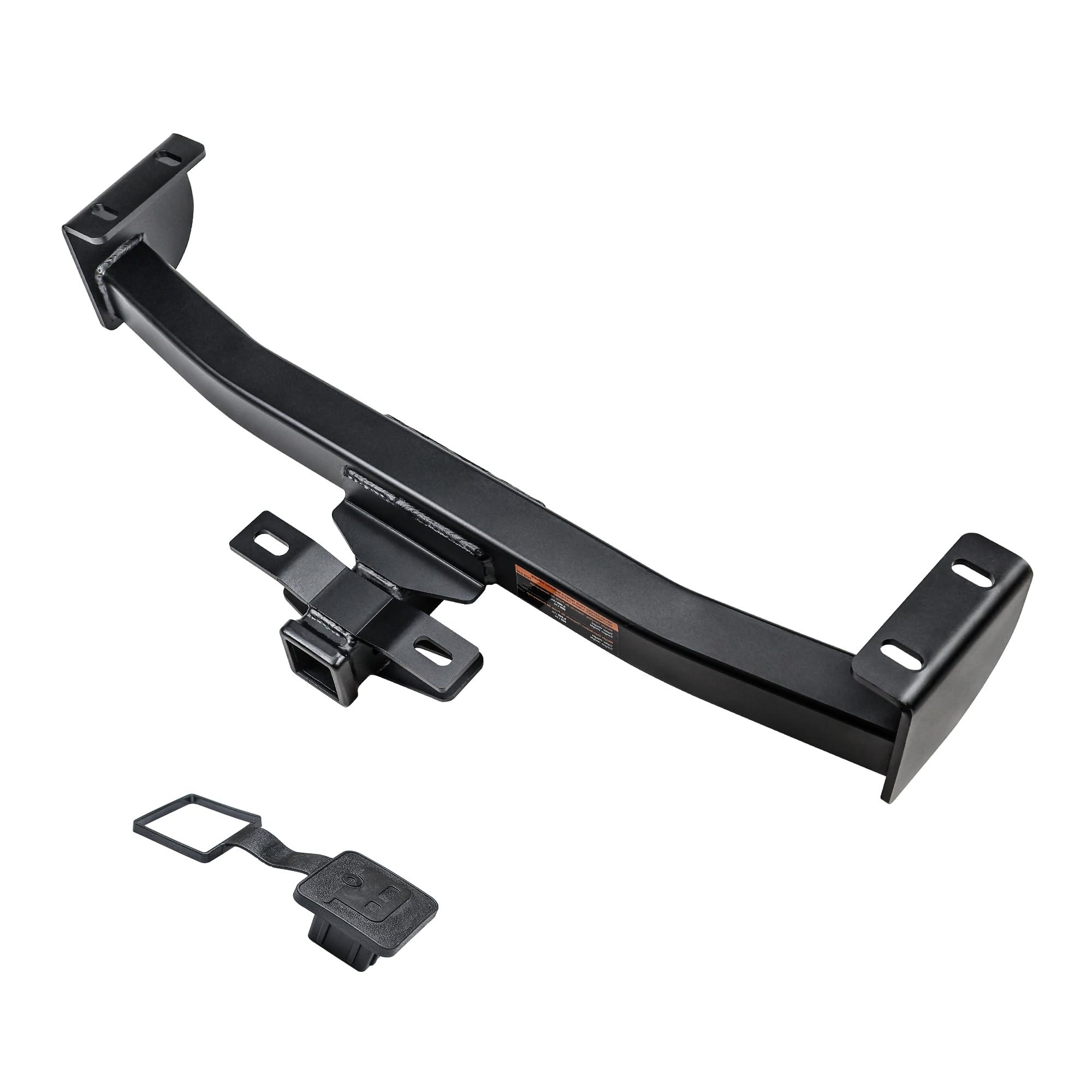 Photo 1 of Autekcomma Class 3 Trailer Hitch, Tow Hitch 2-Inch Receiver, Compatible with Toyota Tacoma 1995-2004, Multi-Fit Hitch to Receive Ball Mount, Cargo Carrier, Bike Rack. Tow Hook Black Matte. 13013