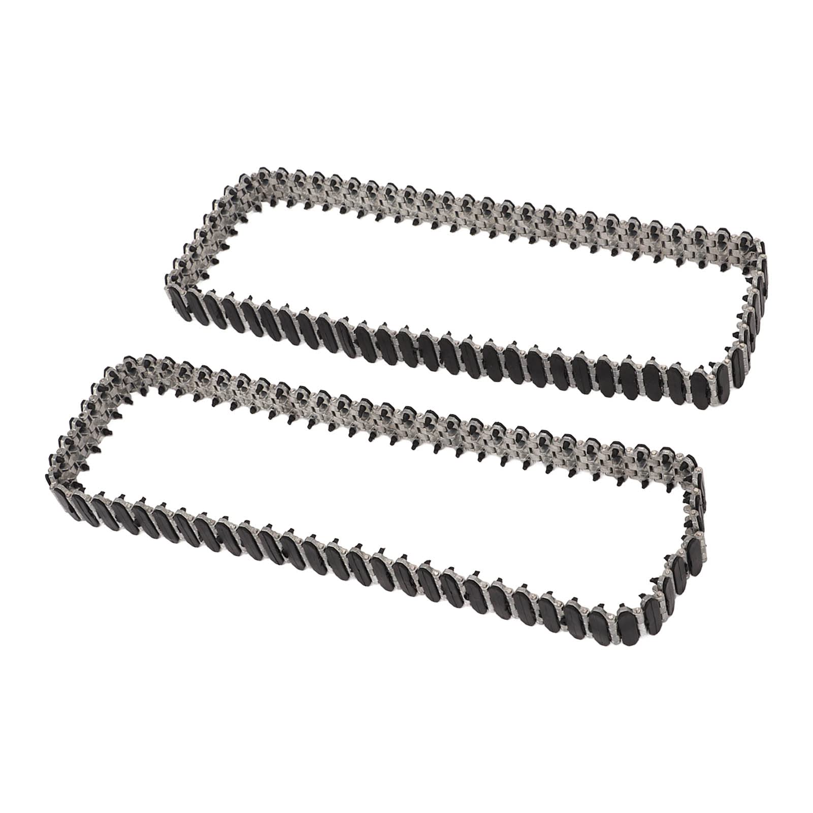 Cadena de Oruga de Tanque RC, Cadena Transportadora de Oruga de Plástico de Aleación de Aluminio para Cadena de Rueda de Oruga WPL E 1 GAZ 71 RC
