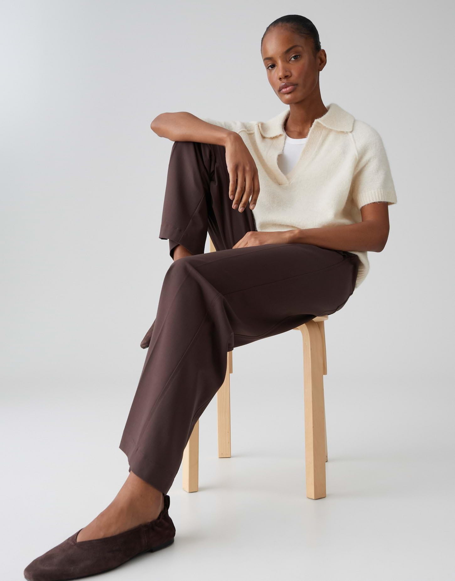 OPUS Damen Wide Leg Pants | MELANE Bloom Wide Leg Pants mit Komfortbund