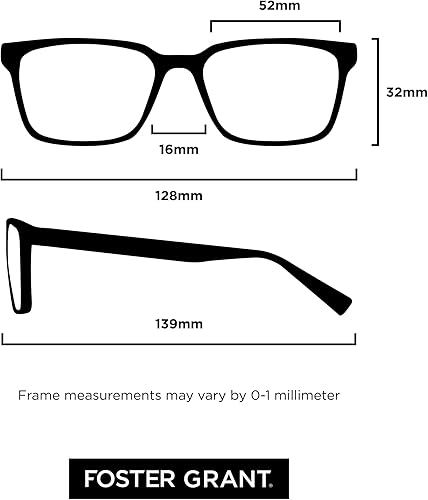 Miniatura 7 de Foster Grant Gafas de lectura Leo Square para hombre