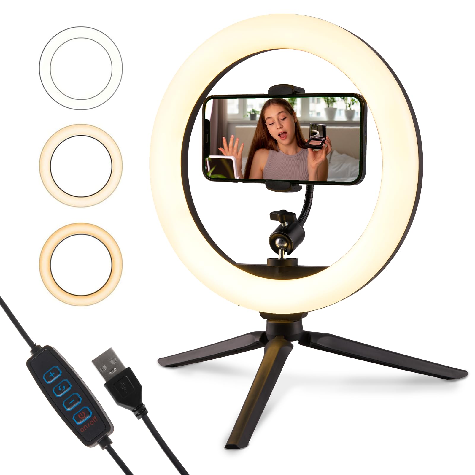 LED Desk Makeup Ring Light with Review – Best Budget Option?