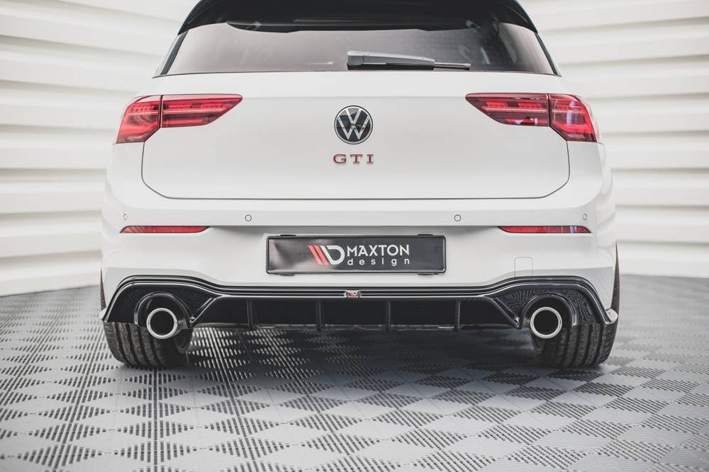 Maxton Design Heckdiffusor V.2 für VW Golf 8 GTI/GTD/GTE/R-Line 2020-2026 Hochglanz schwarz