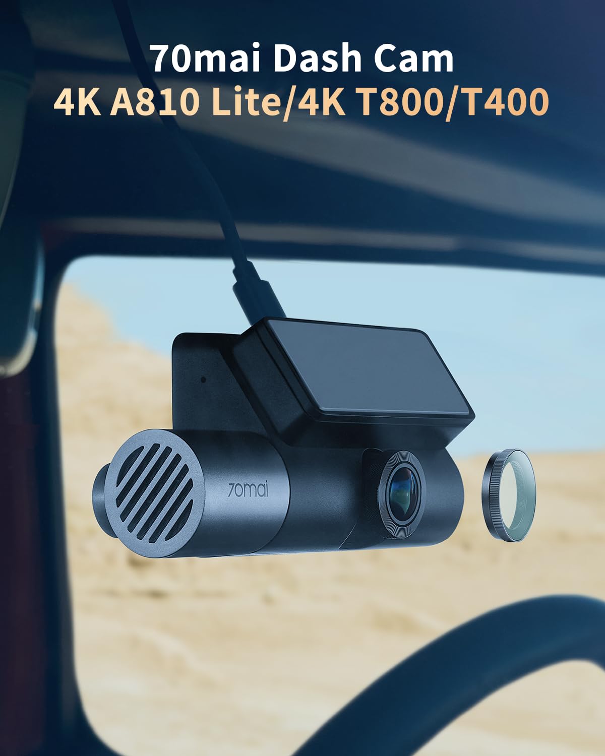 70mai T800 ドライブレコーダー+駐車監視ケーブル2本+偏光フィルター Amazon.co.jp: 70mai CPL 偏光フィルター ドライブレコーダー専用 CPL