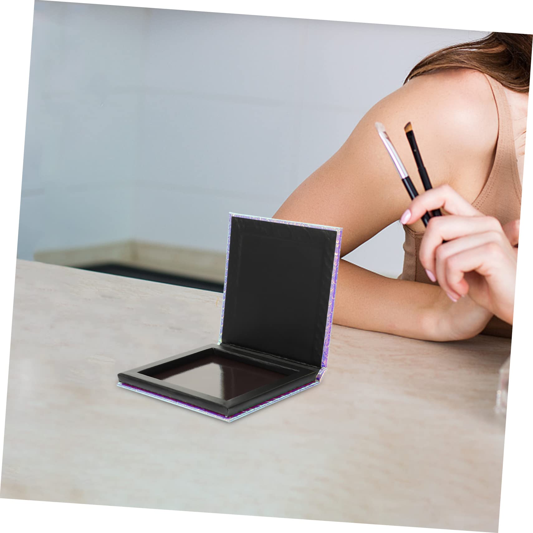 5 Pièces Palette de Sirène Magnétique pour Yeux Boîte de Rangement Cosmétiques Pratique