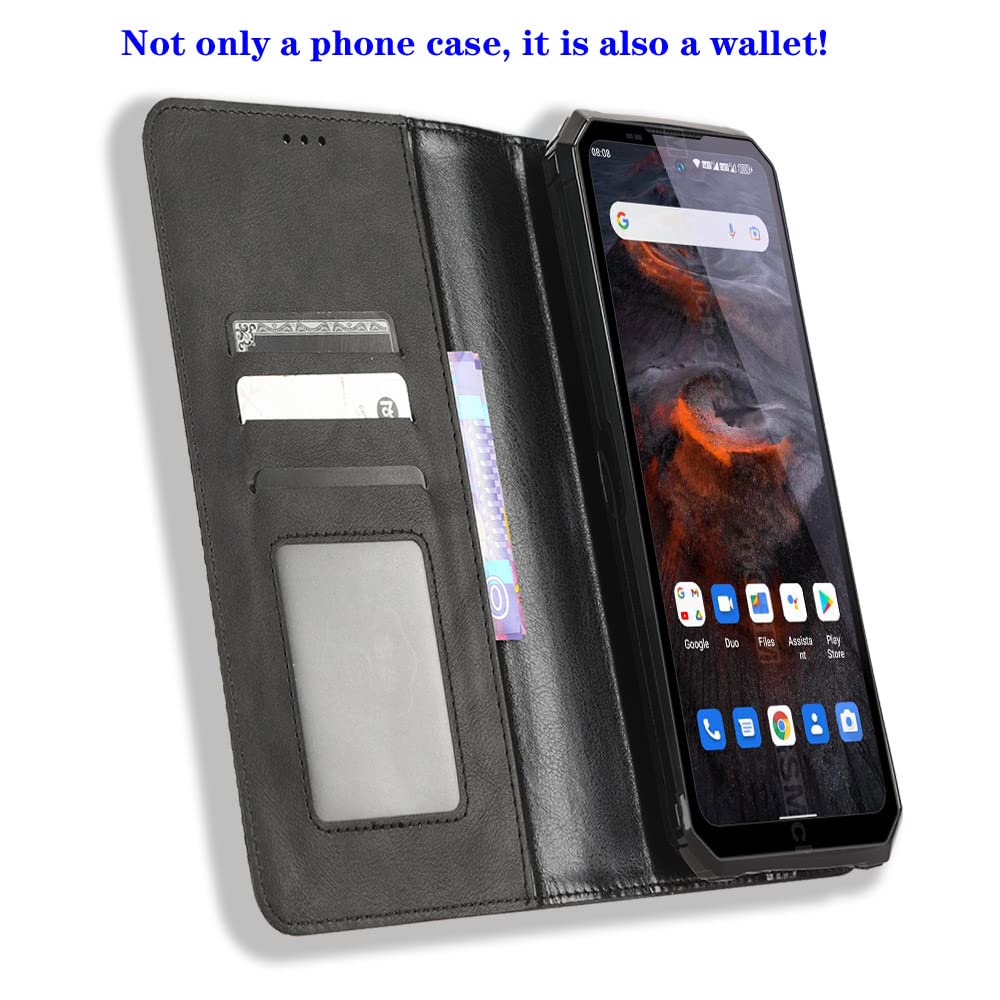 For Oukitel WP19 Diamond Texture Leather Phone Case (Brown