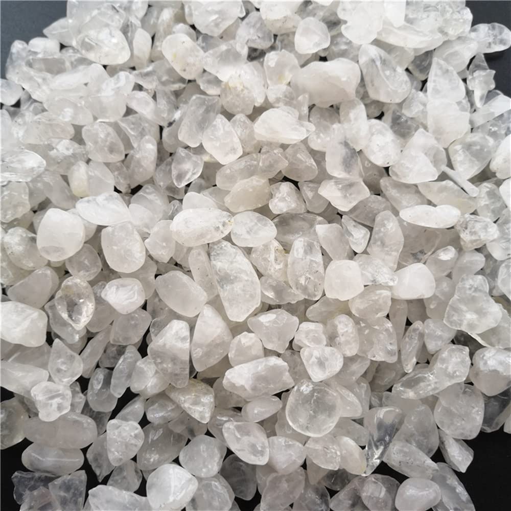 Home Naturale Bianco Trasparente Quarzo Ghiaia Cristallo smagnetizzazione Serbatoio di Pesce Acquario Vaso di Fiori Decorazione 50g Decorazione della Stanza