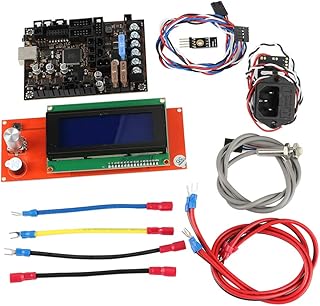iplusmile Kit de impressora 3D Rambo1.1a Sensor de filamento de placa-mãe 2004LCD Display PINDA V2 e Power Panic compatível com impressora 3D Prusa I3 MK3