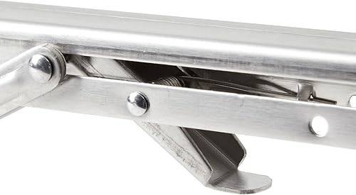 Miniatura 7 de Paquete de 2 soportes plegables en L, accesorios plegables de 14 pulgadas con bisagra de bloqueo para el hogar, estantes de garaje, soporta 140