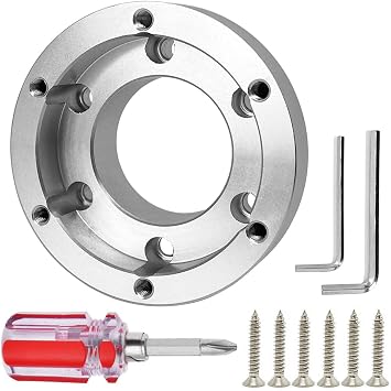 Steering Wheel Adapter Plate for Logitech G29 G920 G923 13 14" Steering Wheel 70mm Pcd Racing Car Game Modification Silver