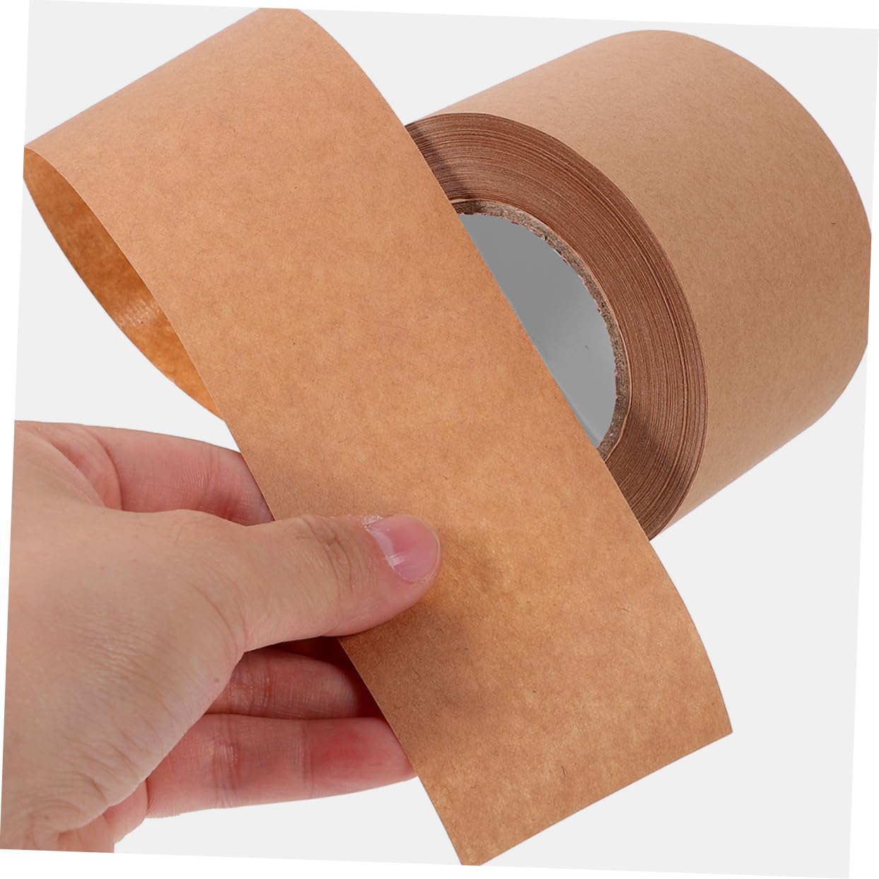 Uonlytech 3 Set Nastro Di Spedizione Nastro Sigillante in Carta Marrone Rinforzata Nastro Postale Carta Da Imballo Per La Spedizione Kraft Light Brown 3 * 3