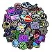 RGBEE Sticker Set 50 Stücke, Wasserfeste Aesthetic Aufkleber Vintage Sticker Klein Vinyl Neon Graffiti Aufkleber für Laptop MacBook Koffer Helm Motorrad Skateboard Auto Fahrrad Sticker Bomb