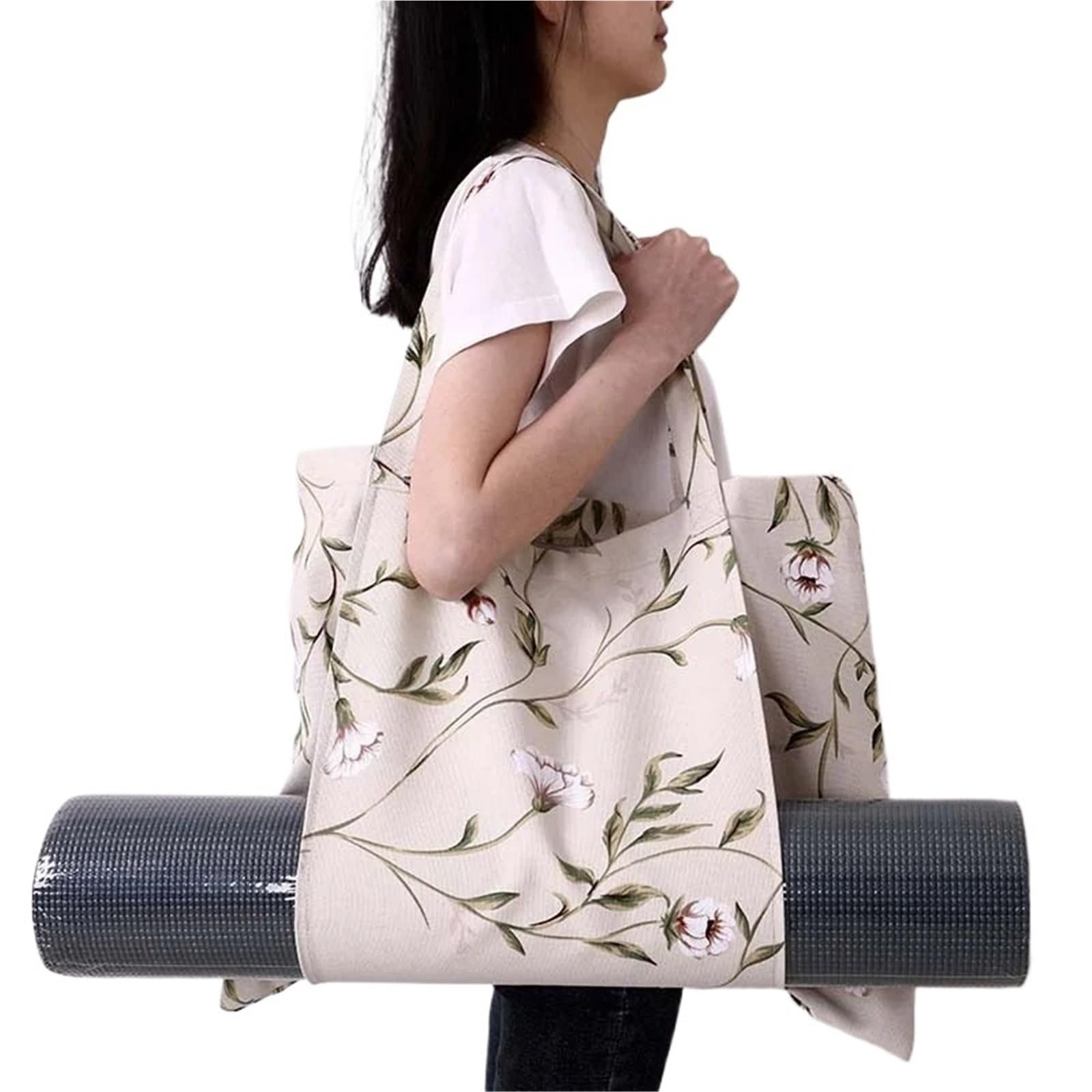 Bolsa para esterillas de Yoga Multifunction Canvas Yoga Bag Gym Mat Big Capacity Backpack