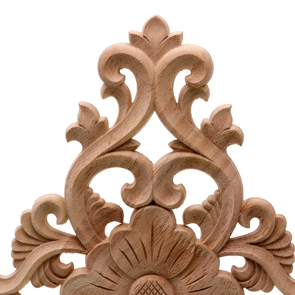EYCFSJ Appliques Voor Houtbewerking Hout Gesneden Sticker Hoek Applique
