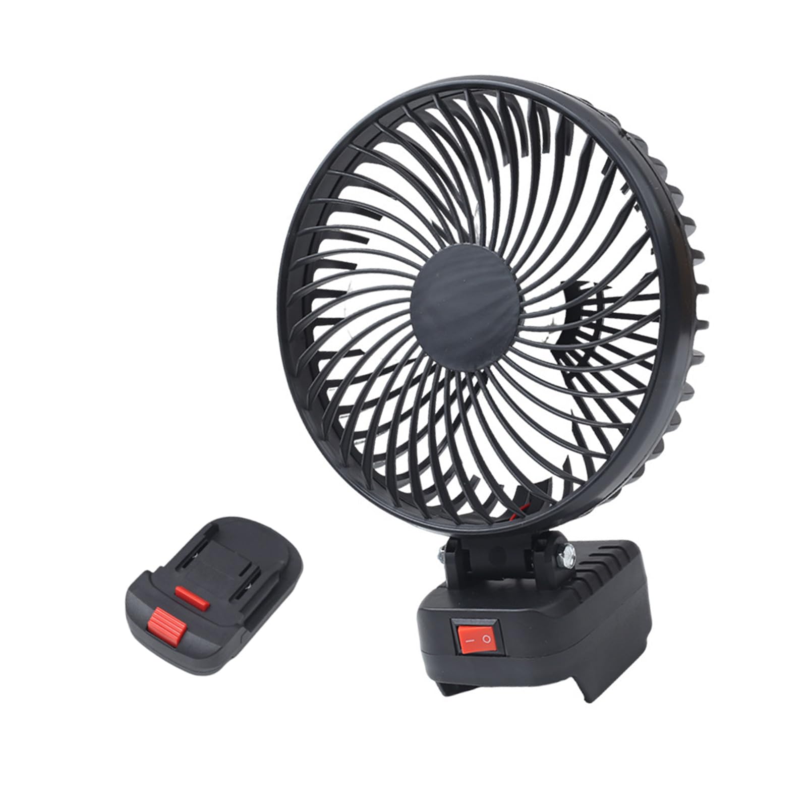 QIAOLIDA Rechargeable Outdoor Fan For Camping Fishing And Picnics Strong Wind For Outside Gatherings Portable Design