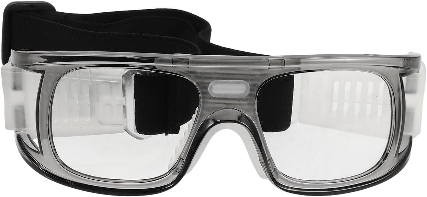 SHOWERORO Adjustable Sports Protective Goggles with Impact Resistant PC Lens and Anti-fog Features for Men and Women, for Marathon and Soccer Training