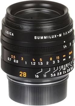 レンズ(単焦点) SUMMILUX-M 28mm F1.4 ライカ ズミルックスM f1.4/28mm ASPH. ブラック / ライカオンラインストア