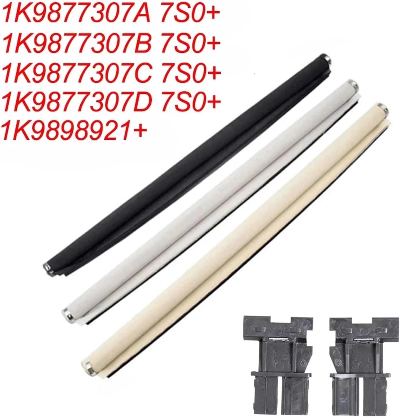 1K9877307A7S0 Sunroof Roller Curtain Car Sunshutter Sunshade Compatible For Audi Q5 / VW Tiguan Golf Passat Sharan/Skoda Yeti/Seat Leon(Black)