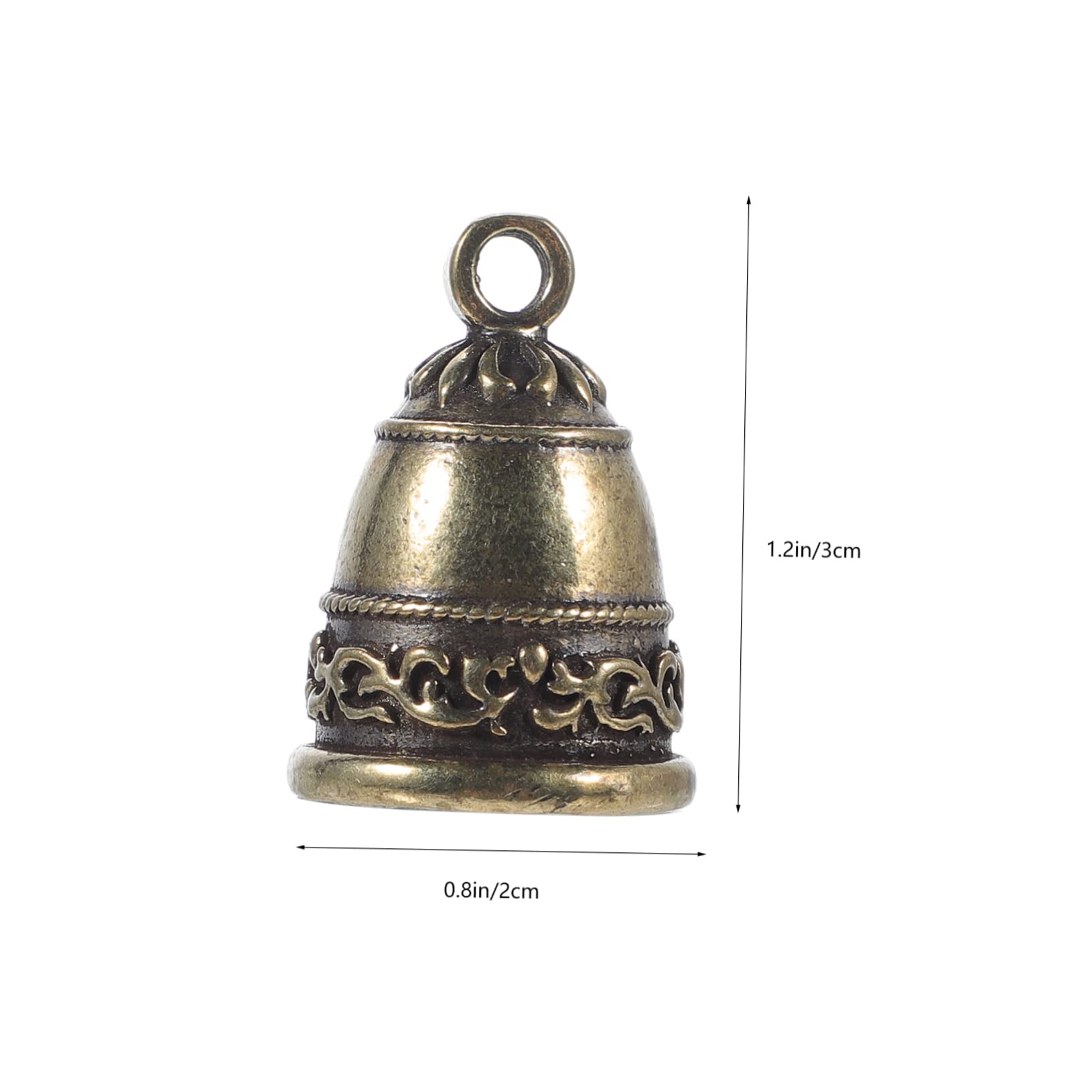 Accessoires Pendentifs Rétro Cuivre Cloche Service Charmes Collier