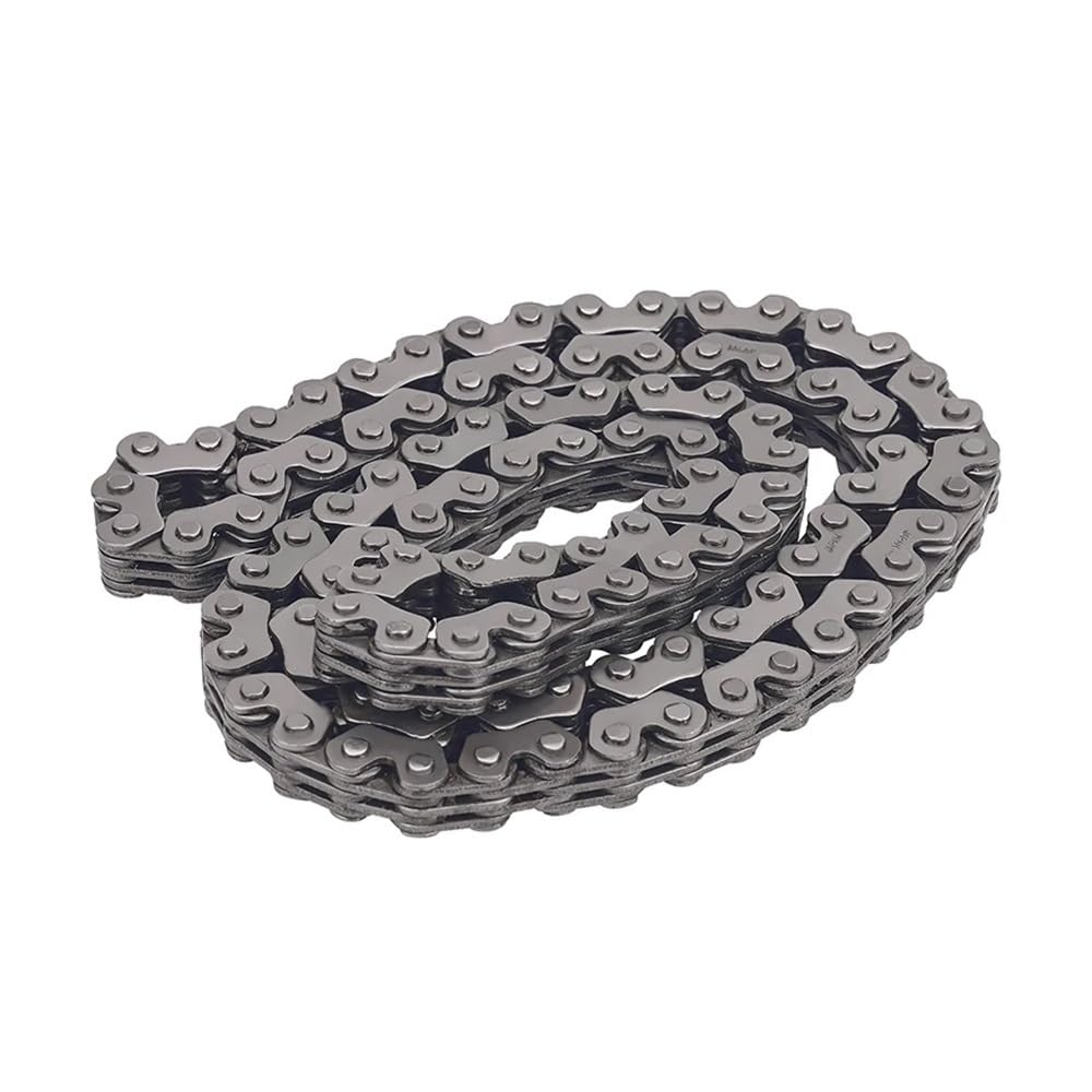 Kt. Passend for KX250F 2004-2016 92057-0030 Motorradzubehör Nockenwellen-Steuerkette 3 + 4-114 Glieder .(Concave Buckle)