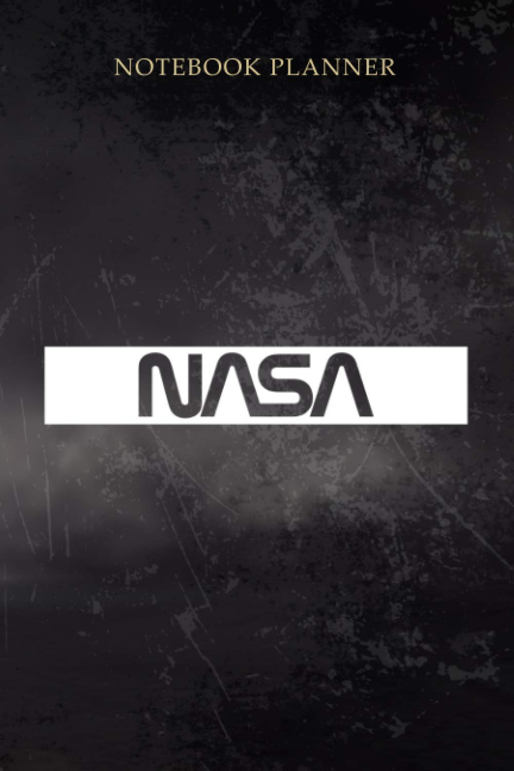 Notebook Planner NASA Space t Worm Logo Design: Planner, Event, Pretty, Cute, 6x9 inch, Work List, 114 Pages, Homeschool