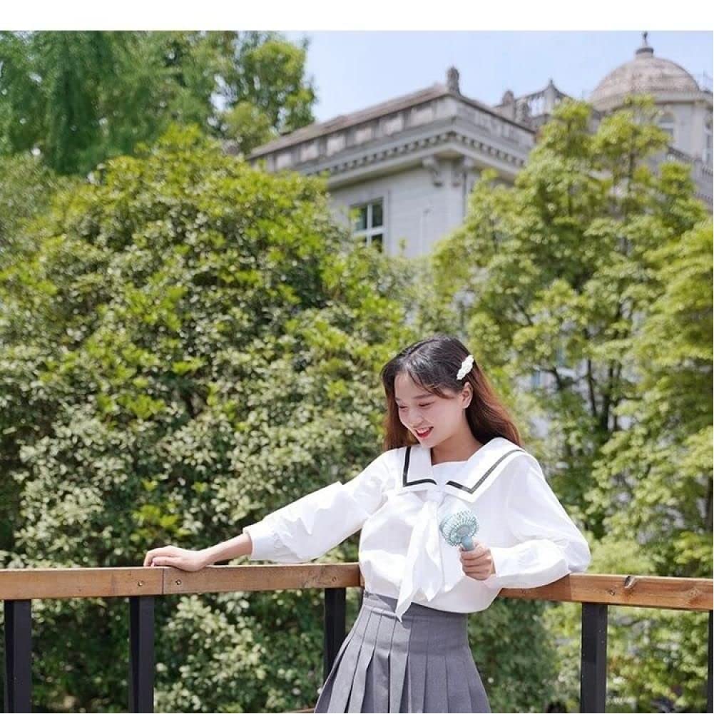Amazon.co.jp: セーラーカラーブラウス女性フランススタイルボウ 