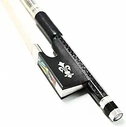 Arco de violino texturizado de fibra de carbono arco de atualização de nível de concerto doce e claro arco de violino som doce e claro