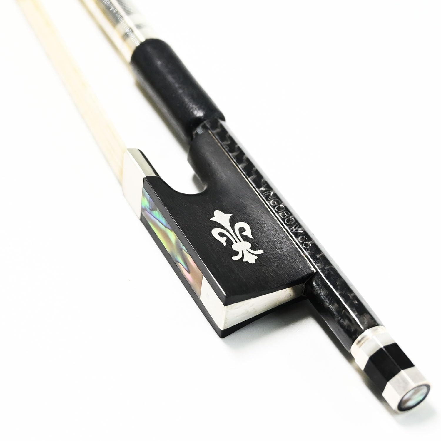 Textured Carbon Fiber Violin Bow 4/4 Size