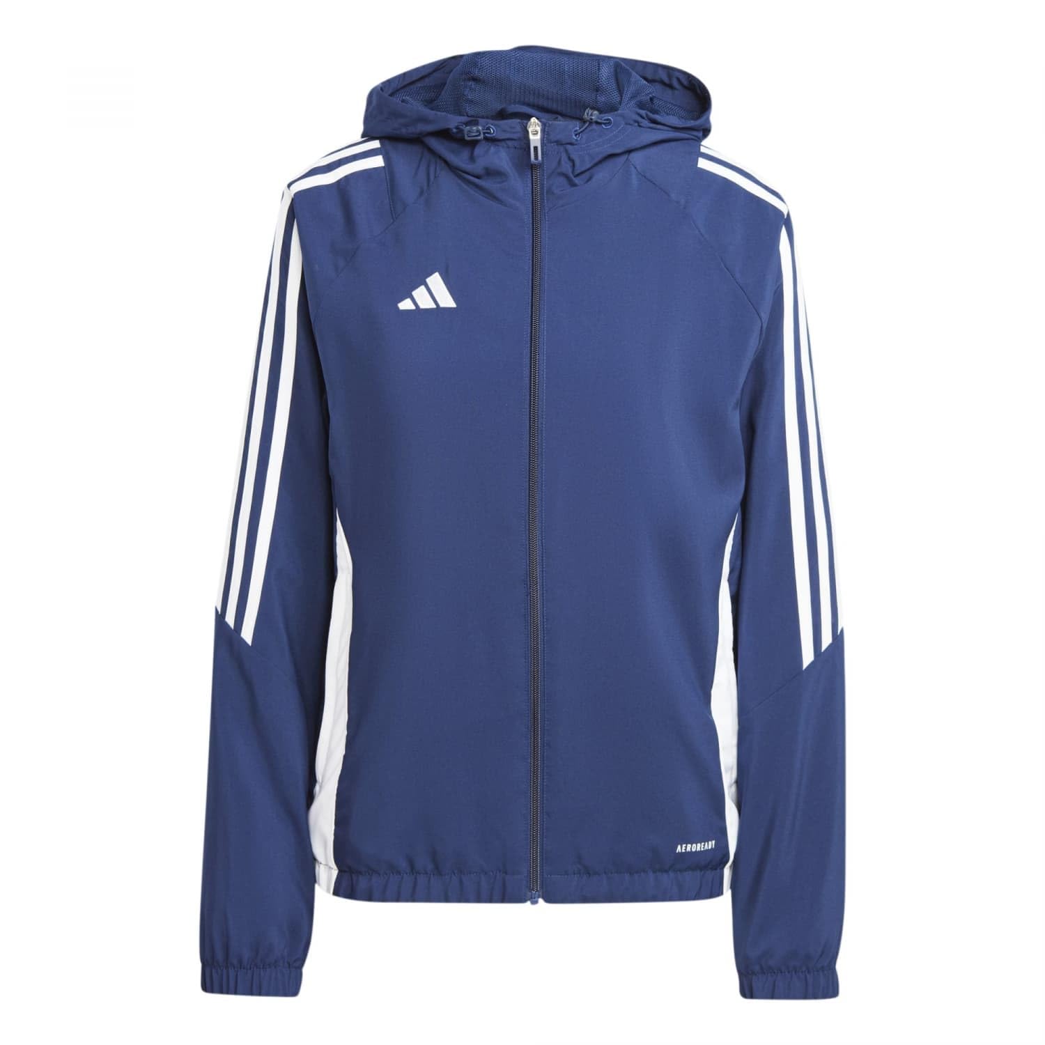 adidas Women's Tiro24 Windbreaker Coat, team navy blue 2/white, M