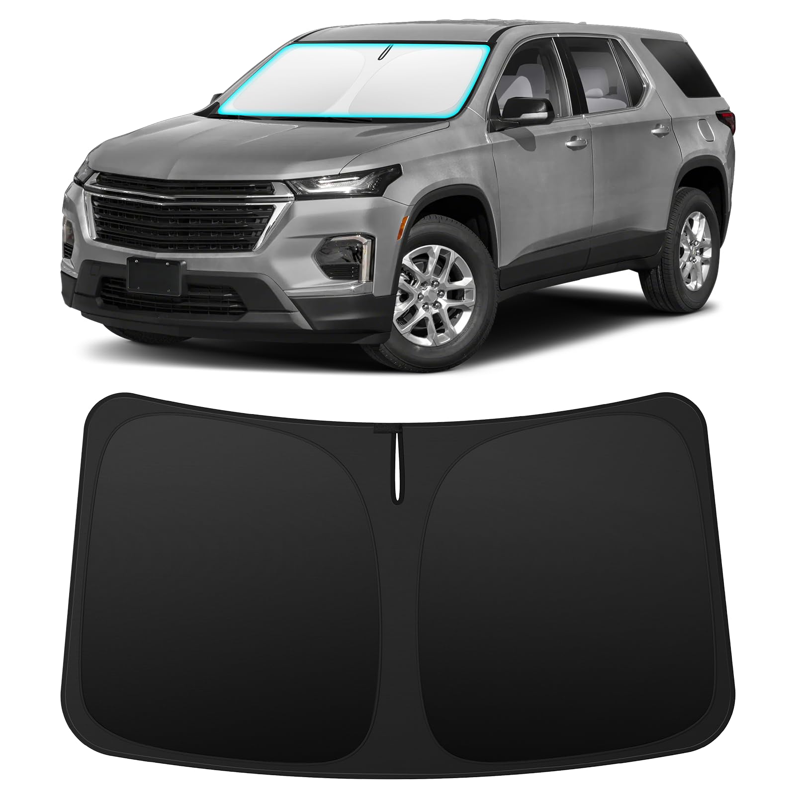 INSAUTO Custom Fit Windshield Sun Shade for Chevrolet Traverse 2018-2026