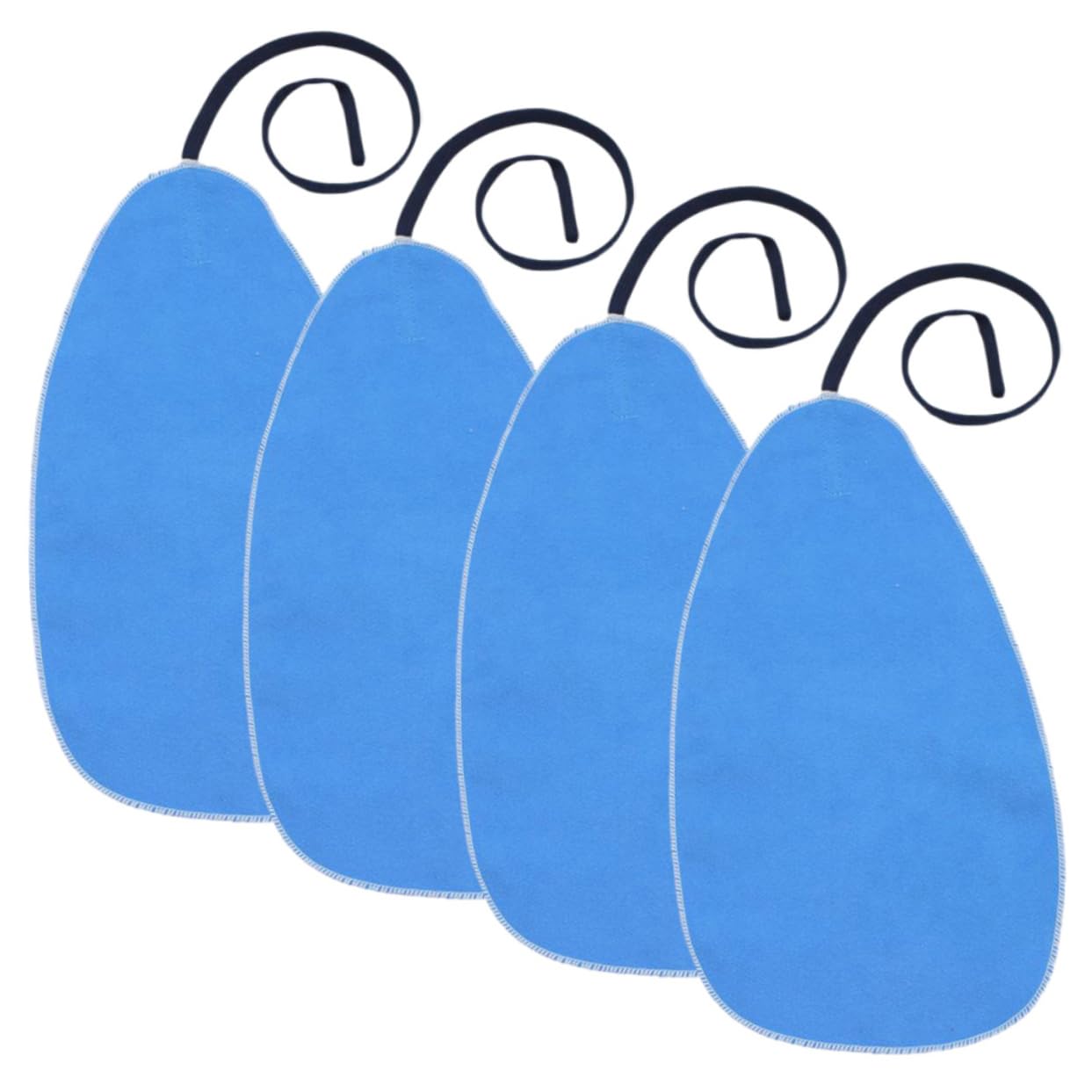 ibasenice 4Pcs Wind Instrument Cleaning Cloth Durable Artificial Suede Rag for Piccolo and Saxophone Maintenance Practical Cleaning Tools for Musicians