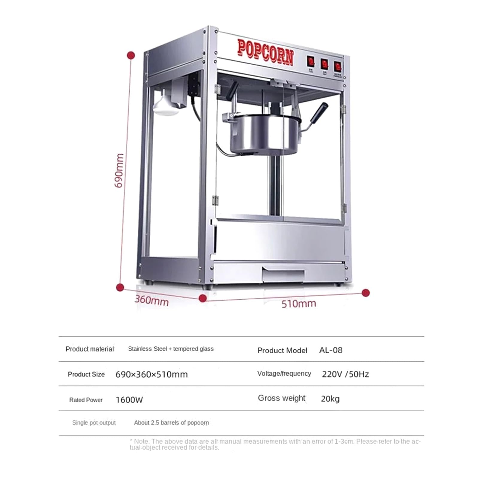 macchina per pop corn Macchina for popcorn commerciale for riso soffiato elettrica for professionale automatica for mais popper in acciaio inossidabile per uso familiare