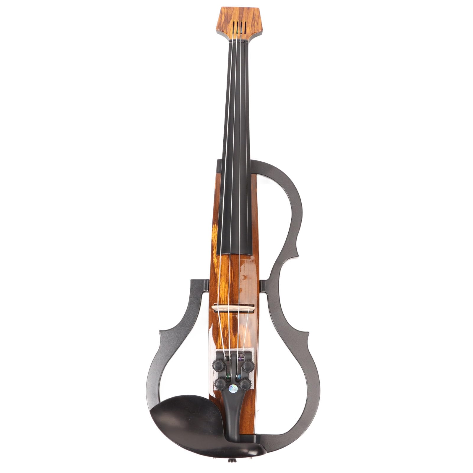 Focket Violino Elettrico, Violino Silenzioso con Tono Regolabile, Silenzioso 4/4 a Grandezza Naturale con Poggiaspalla per Cuffie per Adulti Principianti