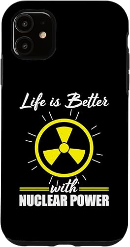 Funda para iPhone 11 de ingenieros nucleares para estudiantes, técnicos nucleares