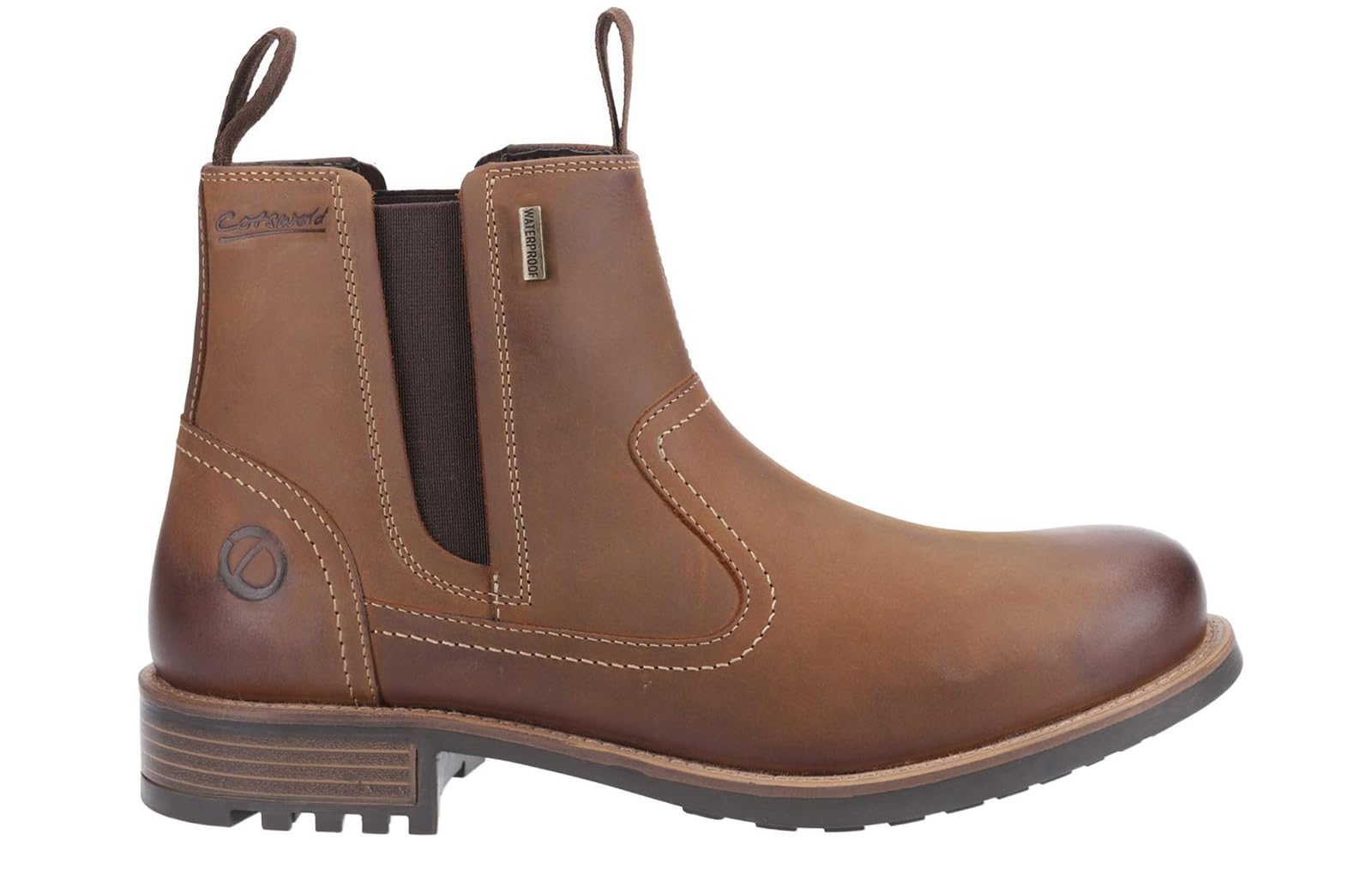 Bottines Cotswold Worcester boot light brown en cuir marron clair - 6