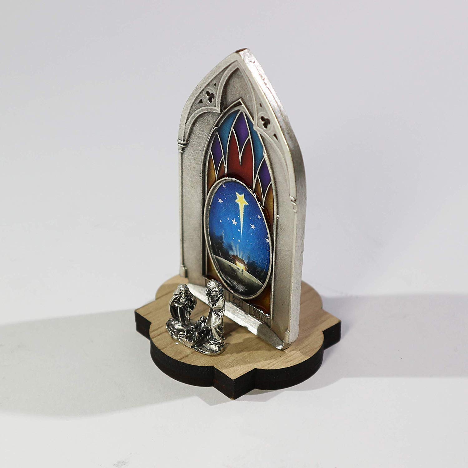 2025 PAMP CRÈCHE vitrail 1 oz lingot d'argent 999 couleur Noël # EUR 2025 PAMP CRÈCHE vitrail 1 oz lingot d'argent 999 couleur Noël # EUR