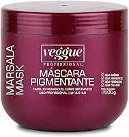 Máscara Capilar Pigmentante Marsala Veggue Profissional 500g