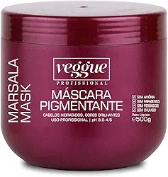 Máscara Capilar Pigmentante Marsala Veggue Profissional 500g