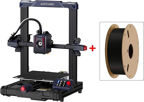 Paquete de impresora 3D ANYCUBIC Kobra 2 Neo (negro mate), velocidad de impresión mejorada de 9.843 ins más rápida y filamento de impresora 3D