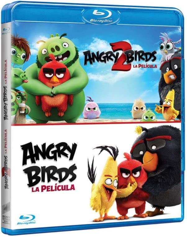 Angry Birds 2-Movie Blu-ray Collection: The Angry Birds Movie / The Angry Birds Movie 2 [Spanish Artwork]