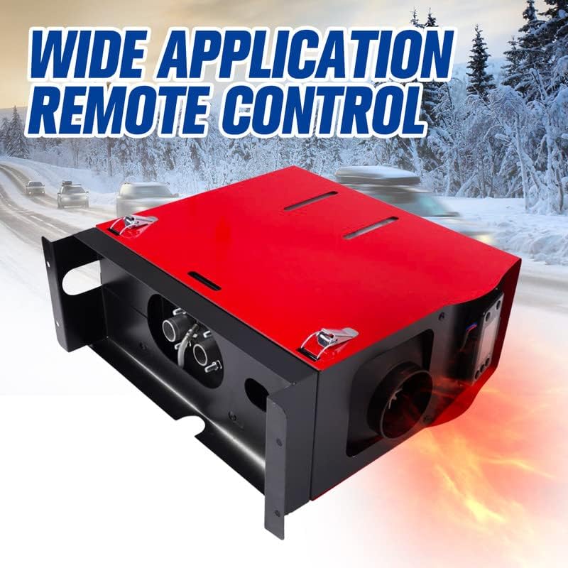 Calefactor de estacionamiento diésel de 2 kW y 12 V, con control remoto, temperatura constante, silenciador y pantalla LCD. Calefactor de aire diésel para coche, camión, barco, autobús, autocaravana