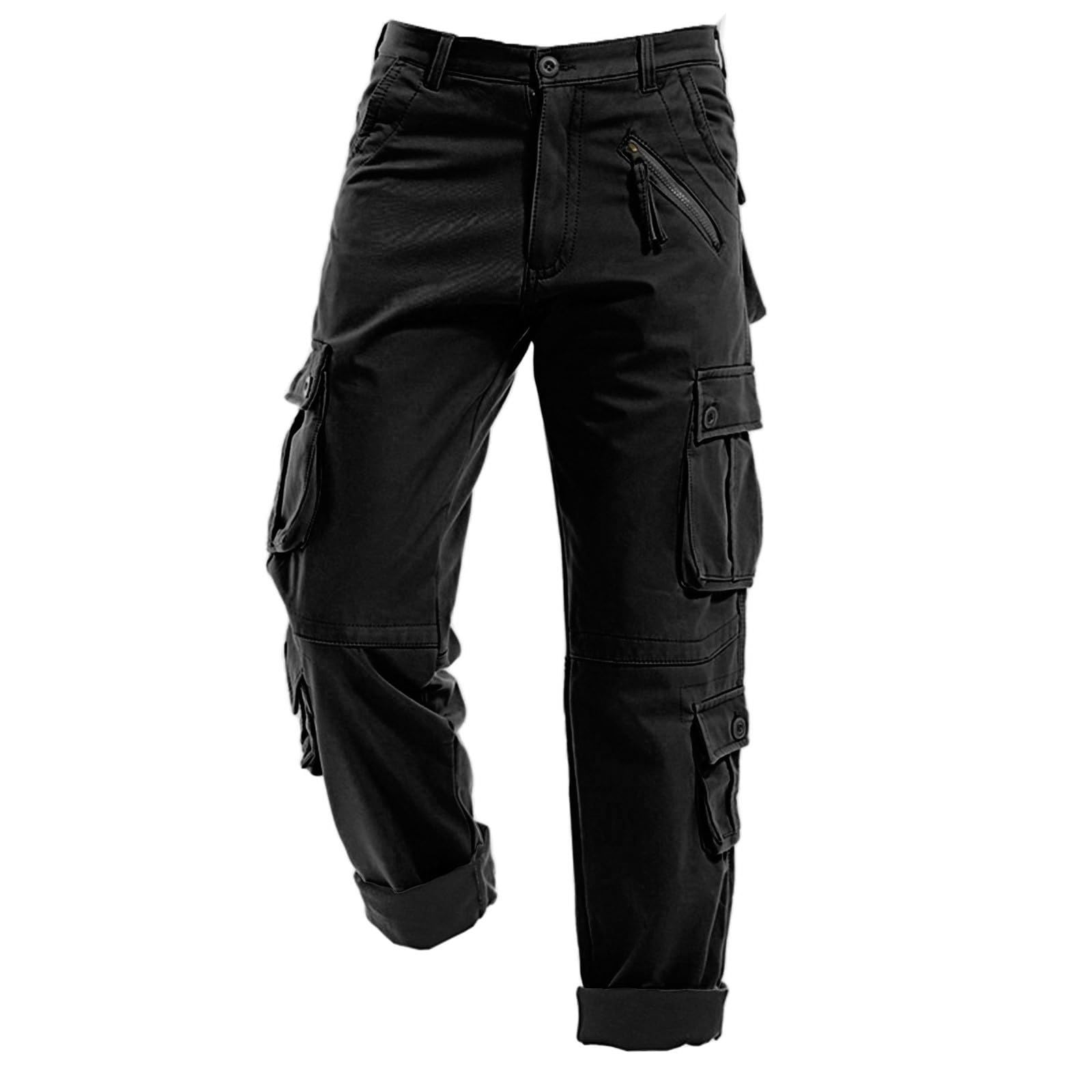 Pantalones cargo de algodón para hombre, pantalones militares, largos, tiempo libre, cargo, pantalones de trabajo, pantalones elásticos, pantalones chinos, pantalones de trabajo, pantalones de trabajo