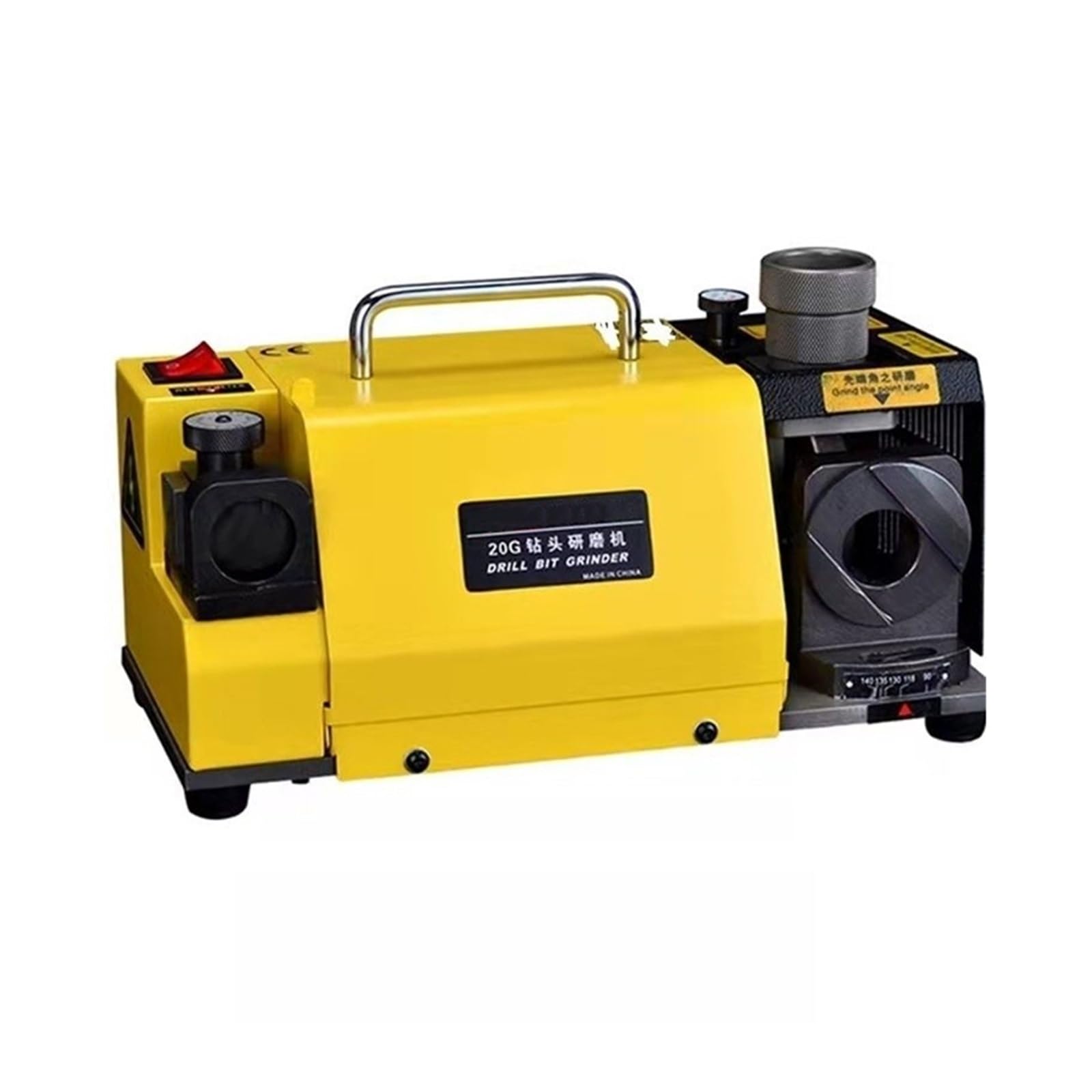 MR-20G Ostrzałka do wierteł 3~20mm Elektryczna szlifierka 120 W 4400 obr./min Dla początkujących majsterkowiczów(CBN Grinding Wheel)