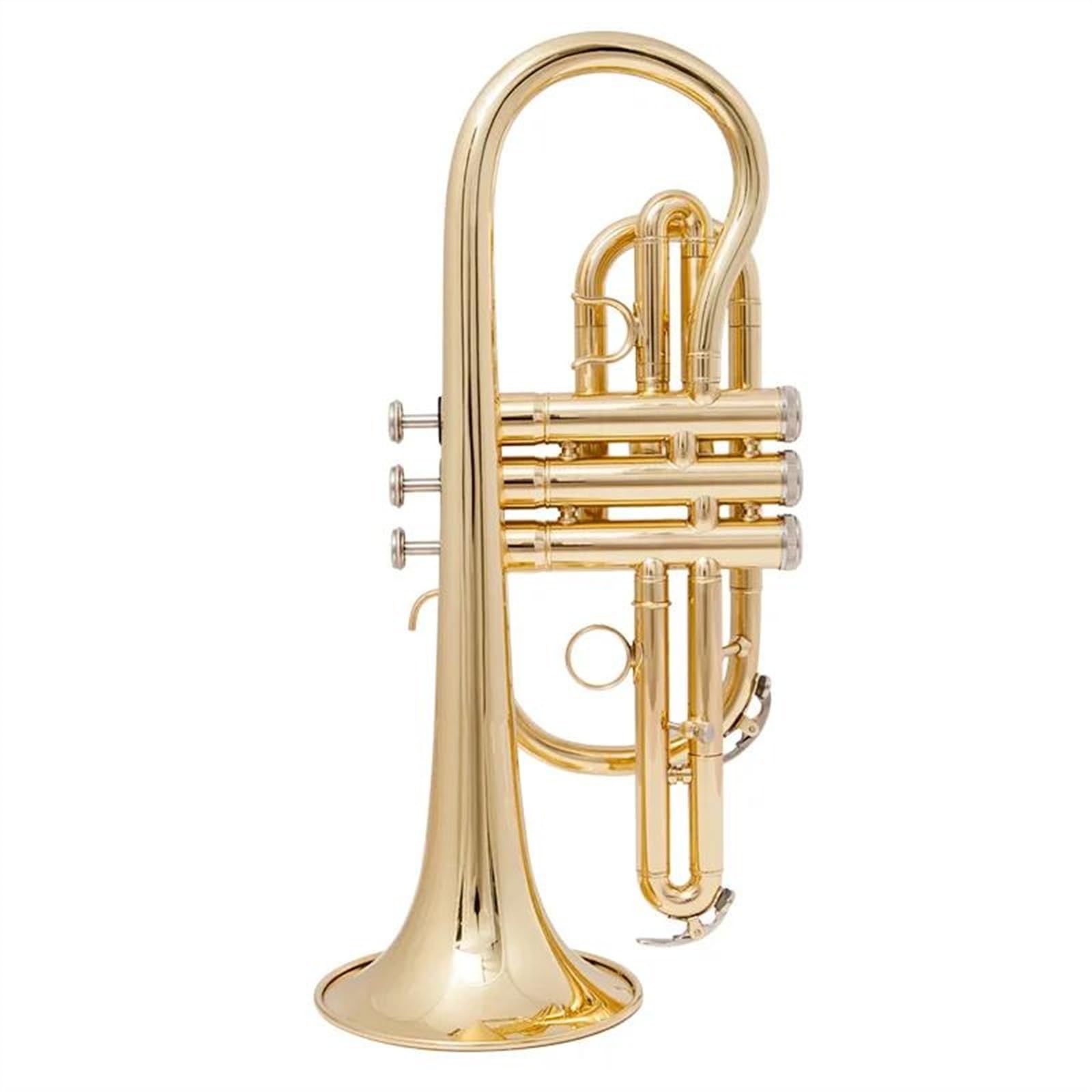 Trąbki Złota I Srebrna Trąbka Kornetowa Bb Z Mosiądzu Z Futerałem Instrumenty Muzyczne Profesjonalny Instrument Trąbkowy(Gold)