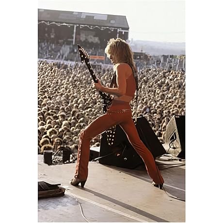 Randy Rhoads Poster: A Captivating Symphony of Color and Pose