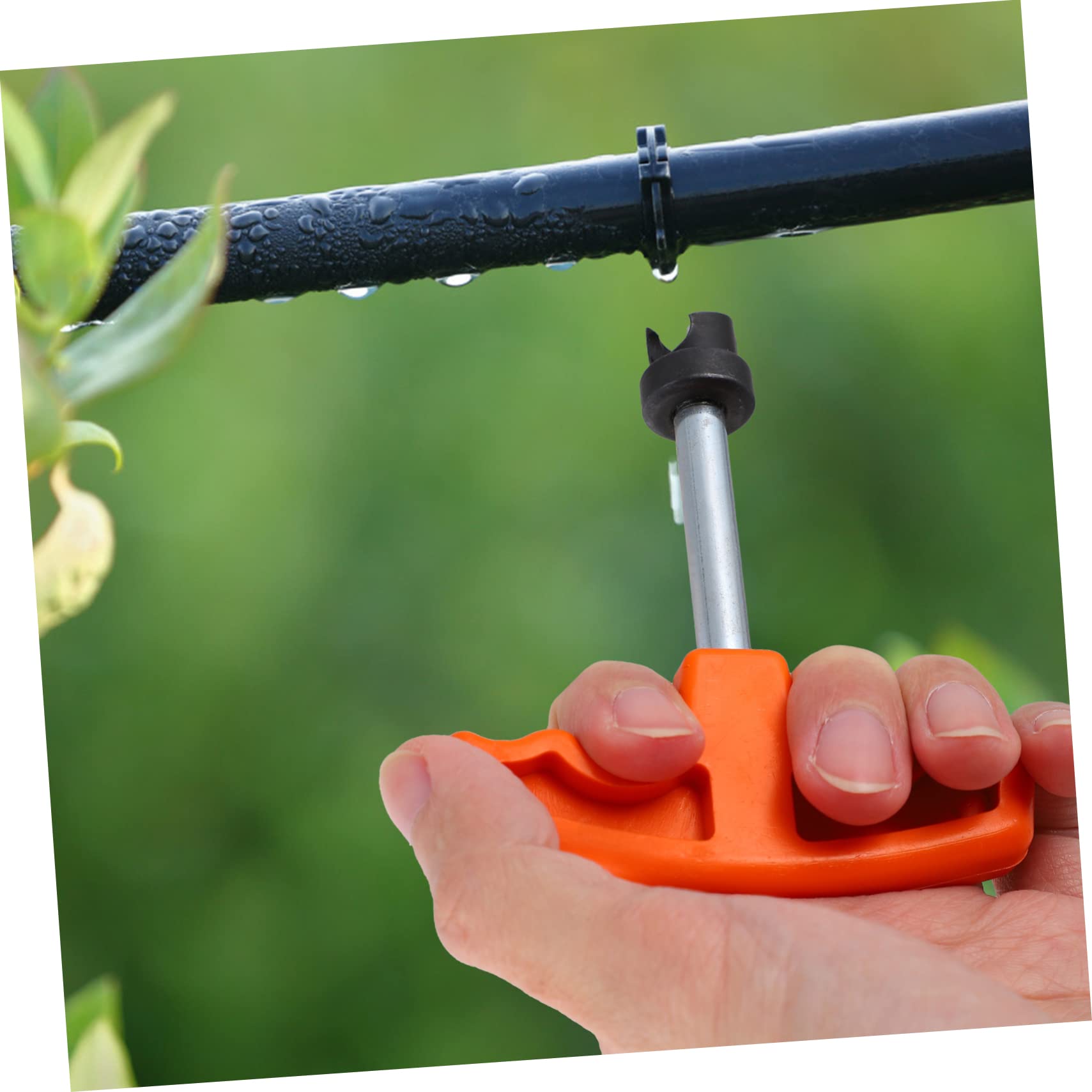ORFOFE 3pezzi Utensile Perforatore Per Irrigazione Punzoni Per Giardinaggio Strumento Per Installazione Gocciolatori e Nebulizzatori Facile Usare Per e